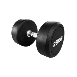 DUMBBELL REDONDO INJETADO 25 KG – PEGADA CROMADA R... - ANILHASDEFERRO