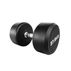 DUMBBELL REDONDO INJETADO 37,5 KG – PEGADA CROMADA... - ANILHASDEFERRO