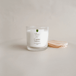 Vela Aromática Capim Limão 190g - Anom Aromas