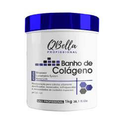 Banho de Colageno QBella Profissiol 1kg - BAN03948... - QBella Profissional