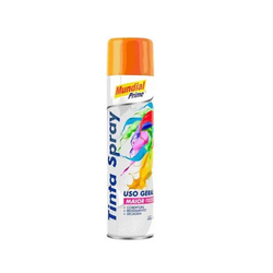 TINTA SPRAY LARANJA - MUNDIAL PRIME - 30183 - ARARENSEFERRAMENTAS