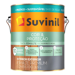 ESMALTE COR E PROTECAO AGUA FO BRANCO 3,6 L - Arena Tintas