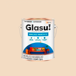 TINTA ACRÍLICA SEMI BRILHO AREIA 3.6L GLASU! - Arena Tintas