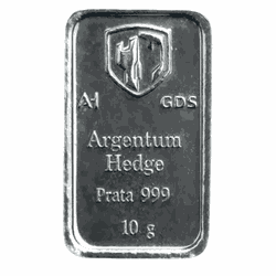 Barra de Prata 999 Guia do Sobrevivente - 10 gr - Série I - Argentum Hedge