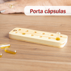 Porta Cápsulas Madeira Gota Para 12 Cápsulas - Aroma Acessórios