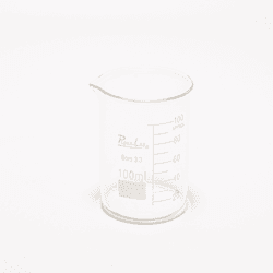 Copo Becker De Vidro - 100ml - CBV100 - Formariz Embalagens