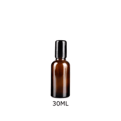 Frasco de Vidro Âmbar 30ml - Tampa Roller - 1... - Formariz Embalagens