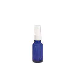 Frasco De Vidro Azul Spray 10ml - Branca - Aroma Acessórios