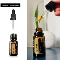 Tampa Conta-Gotas Para Frasco de 15ml Kit c/5 - Preta L... - Aroma Acessórios