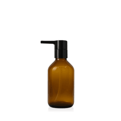 Frasco De Vidro Âmbar 100ml + Válvula Pump R2... - Formariz Embalagens