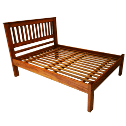 Cama de casal Noruega - CM04 - ARTEMINEIRAMOVEISRUSTICOS