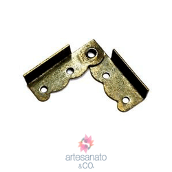 10 unidades Dobradiça Lateral - DB5190 - Artesanato & CO.