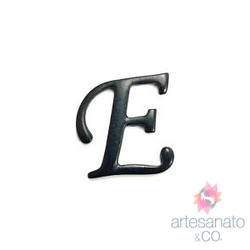 Letra e Para Colagem - E-592 - Artesanato & CO.