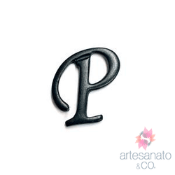 Letra p Para Colagem - E-603 - Artesanato & CO.