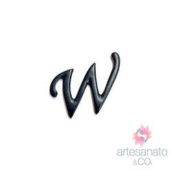 Letra w Para Colagem - E-610 - Artesanato & CO.
