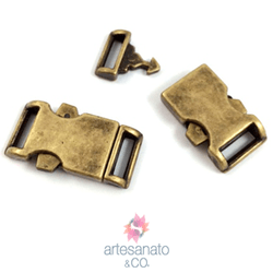4 unidades Fecho Para Pulseiras 10mm - PM-1244/10 - Artesanato & CO.