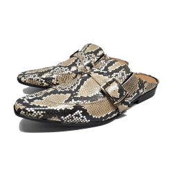 Mule Masculino Em Couro - Babuche - Cobra Nativa O... - Art Sapatos ®