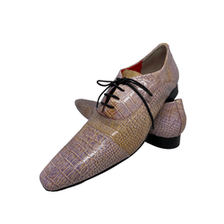 Sapato Masculino Italiano Executivo em Cobra Rose ... - Art Sapatos ®