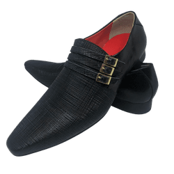 Sapato Masculino Italiano Em Couro Social Executiv... - Art Sapatos ®