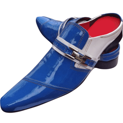 Mule Masculino Em Couro - Babuche - Blue Sky - Ref... - Art Sapatos ®