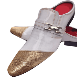 Mule Masculino Em Couro - Babuche - White D´or - R... - Art Sapatos ®