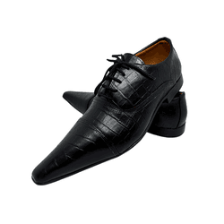Sapato Masculino Preto Com Cadarço Elegante Ref: 9... - Art Sapatos ®