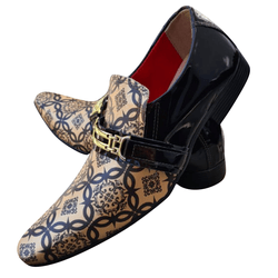 Sapato Masculino Italiano Em Couro Indian Ref: 114... - Art Sapatos ®