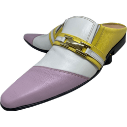 Babuche Masculino Italiano em Couro Social Executi... - Art Sapatos ®