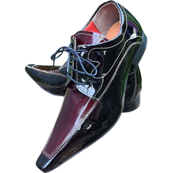 Sapato Masculino Italiano em Couro Social Executiv... - Art Sapatos ®