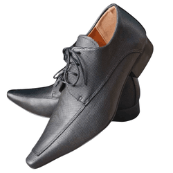 Sapato Masculino Italiano Em Couro Preto Sinatra R... - Art Sapatos ®