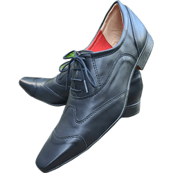 Sapato Masculino Italiano em Couro Social Executiv... - Art Sapatos ®