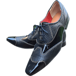 Sapato Masculino Italiano em Couro Social Executiv... - Art Sapatos ®