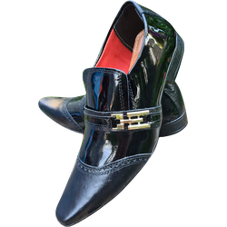 Sapato Masculino Italiano em Couro Social Executiv... - Art Sapatos ®
