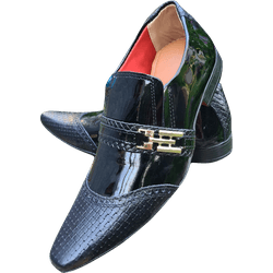 Sapato Masculino Italiano em Couro Social Executiv... - Art Sapatos ®