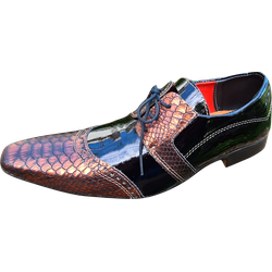 Sapato Masculino Italiano em Couro Cobre Cobra Ref... - Art Sapatos ®