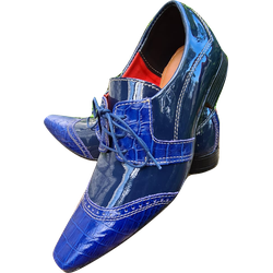 Sapato Masculino Italiano em Couro Social Executiv... - Art Sapatos ®