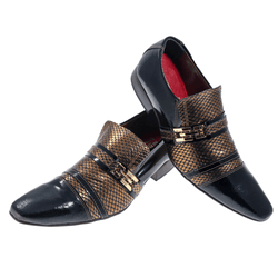 Sapato Masculino Italiano Em Couro Visentini Serpe... - Art Sapatos ®