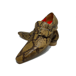 Sapato Masculino Italiano Em Couro Amarelo Gaarder... - Art Sapatos ®