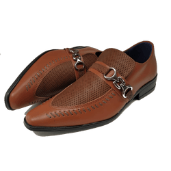 Sapato Masculino Em Couro Social Executivo Marrom ... - Art Sapatos ®
