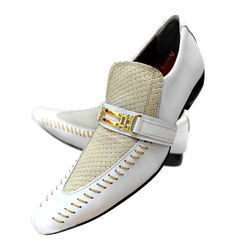 Sapato Masculino Italiano Em Couro Trançado Vancou... - Art Sapatos ®