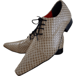 Sapato Masculino Italiano Em Couro Marrom Trice - ... - Art Sapatos ®