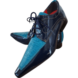 Sapato Masculino Italiano Em Couro Jacaré Ciano - ... - Art Sapatos ®