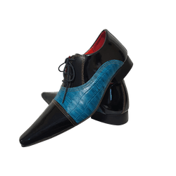 Sapato Masculino Italiano Em Couro Jacaré Ciano - ... - Art Sapatos ®