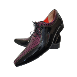 Sapato Masculino Italiano Em Couro Vinho Trice - 0... - Art Sapatos ®