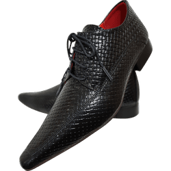 Sapato Masculino Italiano Em Couro Social Executiv... - Art Sapatos ®