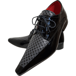 Sapato Masculino Italiano Em Couro Social Executiv... - Art Sapatos ®