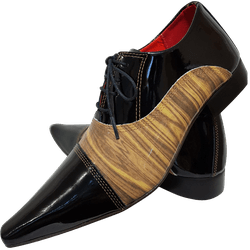 Sapato Masculino Italiano Em Couro Social Executiv... - Art Sapatos ®