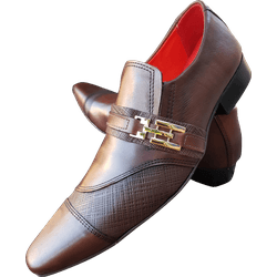 Sapato Masculino Italiano Em Couro Social Executiv... - Art Sapatos ®