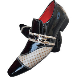 Sapato Masculino Italiano Em Couro Social Executiv... - Art Sapatos ®