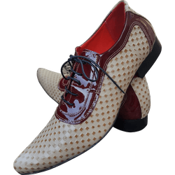 Sapato Masculino Italiano Em Couro Social Executiv... - Art Sapatos ®